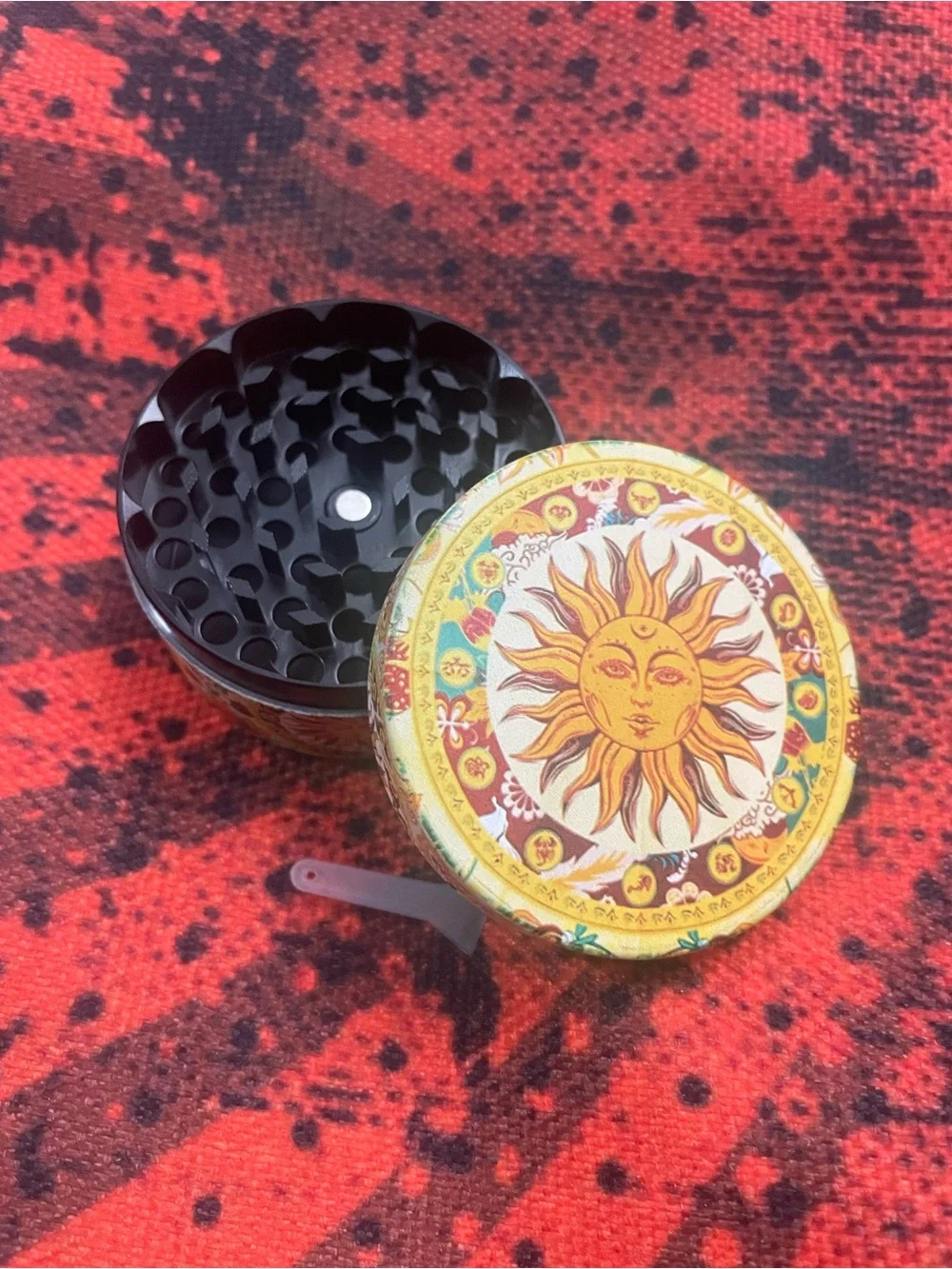 Bohemian Sun & Moon Zodiac Herb Spice Grinder NEW